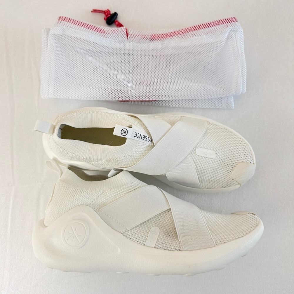 Li-Ning Essence 2.0 White Men's Slip On Knit Sneakers ABCM097-2 Size 9.5